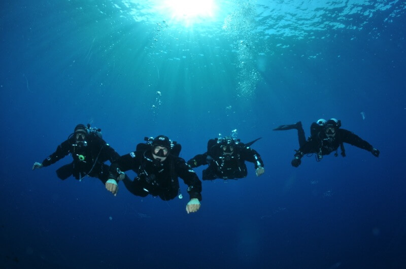 Wreck diving in Portofino © Portofino Divers PADI wreck diver course